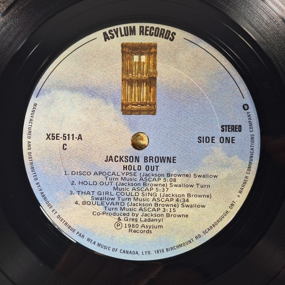 Jackson Browne Hold Out LP - Picture 8 of 16